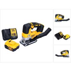 Cargador Sierras eléctricas Dewalt dcs 334 p1 pendelhub stichsäge 18 v brushless 1x akku 5 ah ladegerät