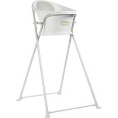 Gråa Badstativ Shnuggle Hopfällbar Stativ Till Badbalja Baby, White/Grey