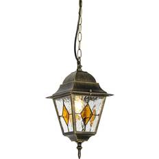 Bronse Pendellamper QAZQA Vintage buiten brons Pendant Lamp