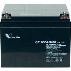 24ah batteri Vision Akkus CP12240DX Blybatteri 12 V 24 Ah.