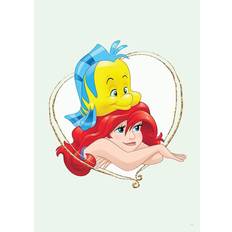 Komar Disney Wandbild Ariel & Fabius Kinderzimmer, Babyzimmer, Dekoration 50x70cm