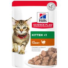 Hill's Økonomipakke: 24 Science Plan pouch Kitten Kalkun