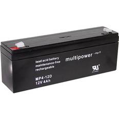 Mp4 4 Multipower MP4-12D Blybatteri 12V 4 Ah