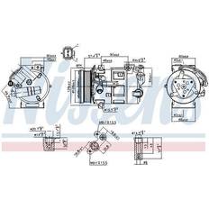 Nissens 890210 Kompressor R134a