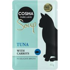 Cosma Kæledyr Cosma 48x40g Tun gulerod Soup kattemad