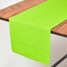 Homescapes Lime Cotton Tablecloth Green