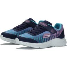 Skechers 36 Sportssko Skechers Gore And Stap Sneakers - Navy/Turkis/Lyserød