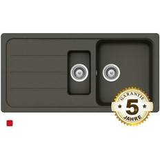 Schock Køkkenvaske med bakke Schock 1.5 Bowl Inset Kitchen Sink 1000mm L X 500mm W