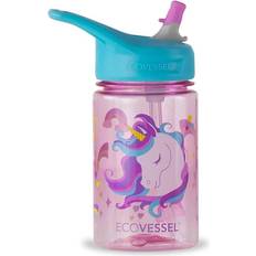 Multicolored Baby Bottles & Tableware EcoVessel The Splash Kids 12oz Water Bottle, Unicorn