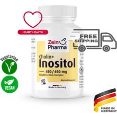 Choline Zein Pharma ZEIN CHOLINE-INOSITOL 450/450MG 60 stk