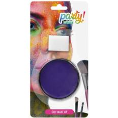 Make-up BigBuy Carnival Atosa OIL grimeer schmink met sponsje paars gram carnaval/verkleed kind/volwassenen