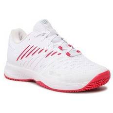 Wilson Kaos Comp 3 Padel Shoes - White/Pink