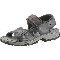 Rieker herre sandaler blå Rieker Used Look Sandals