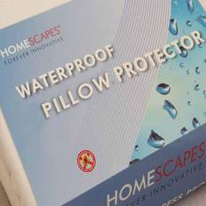 Textiles Homescapes Polypropylene Waterproof Pillow Protector Chair Cushions White