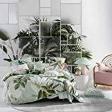 Linne - Multifärgade Påslakan Linen House glashus set Påslakan Multifärgad, Grön