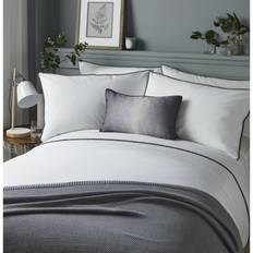 Serene Pom Pom Duvet Cover Grey (230x220cm)