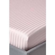 Textiles Homescapes Dusky Violet 330 Thread Bed Sheet Pink, Purple