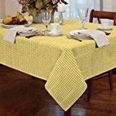 Yellow Cloths & Tissues Gingham Tablecloth Yellow