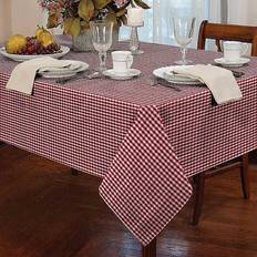 Cheap Tablecloths Alan Symonds Gingham Tablecloth Red