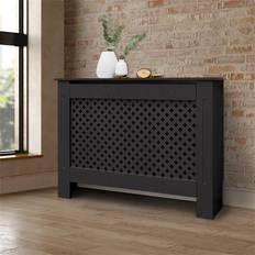 Heizkörperverkleidungen ECD Germany heizkörperverkleidung mdf wabenmuster 112x19x82