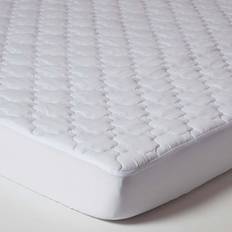 Mattress Covers Homescapes Single Luxury Triple Fill Mattress Cover White (191x)