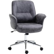 Plastic/Wood Office Chairs Vinsetto Swivel Office Chair 102cm