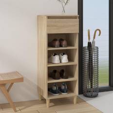 vidaXL Cabinet Sonoma Engineered Shoe Rack