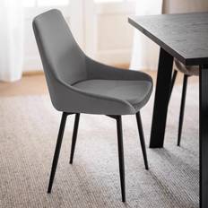Grey - Metal Kitchen Chairs Fwstyle of Sierra Kitchen Chair