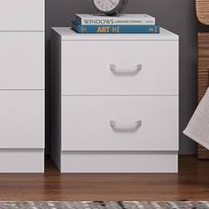 Fwstyle 2 Drawer Bedside Table