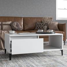 vidaXL white Engineered Side Coffee Table