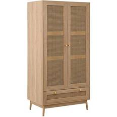 Birlea Brown Oak 2 Croxley Mid Wardrobe