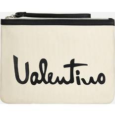 Beauty Case Valentino Bags Vacation Canvas and Faux Leather Cosmetic Case