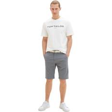Tom Tailor Bermuda Shorts - Navy White Dobby