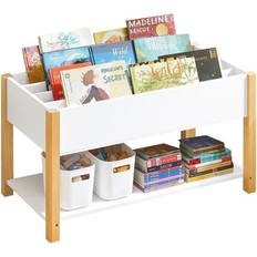 Bücherregale SoBuy Kinder Bücherregal mit Ablagefächern KMB35-W