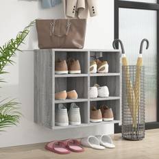 Grey Shoe Racks vidaXL grey sonoma, 1 Shoe Rack