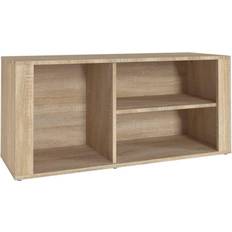 vidaXL Skohylla Sonoma-Ek 100 x 35 x 45 cm Skoställ
