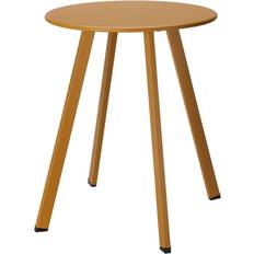 Jaune Tables Basses ProGarden d'appoint 40x49 cm Jaune Moutarde Mat Table Basse