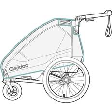 Kinderwagenhoezen Qeridoo Regenverdeck QUPA 2 Sportrex 2