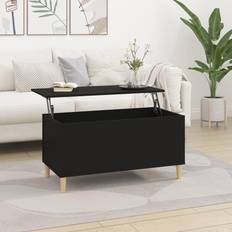 vidaXL black, 90 Engineered Coffee Table