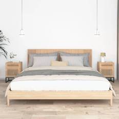 vidaXL Comodini 2 Pz 40x30x55,5 cm Legno Multistrato E Ferro Comodino 30x40cm