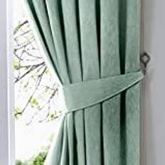 Valances Fusion Dijon Tie Backs, Duck Egg