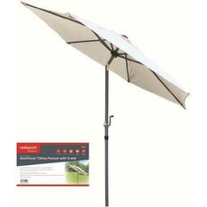 Amarillo Sombrillas Samuel Alexander 2m Aluminium Cream Parasol Sun