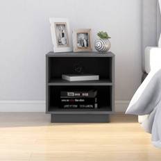 VidaXL Bord vidaXL grey, 1 Pine Bedside Table