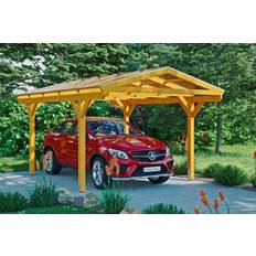 Beige Carports SKAN HOLZ Carport Westerwald (Gebäudefläche )