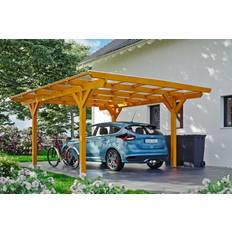 Beige Carports SKAN HOLZ Carport Odenwald (Gebäudefläche )