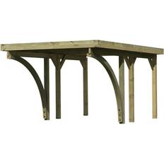 Gartenhäuser Karibu Einzelcarport Classic 1 Einfahrtsbogen 234.0 H (Gebäudefläche )