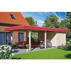 Gartenhäuser SKAN HOLZ SKAN HOLZ Carport Wendland (Gebäudefläche )