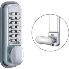 100 Series Mortice Latch Function Backplate Square Buttons