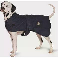 Danish Design Dog Bath Robe Navy 30 cm