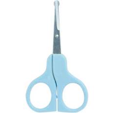 BABYSCHERE 9 cm gebogen blau